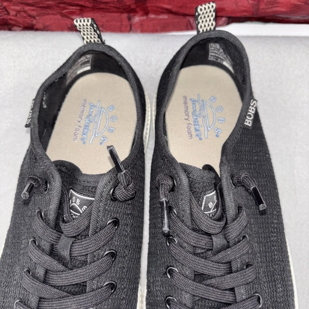 Bobs Sketchers Women's 7.5 Shoe Platform Sneaker Chunky Retro Y2K NWT 114643/BLK